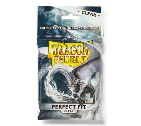 Dragon Shield Standard Perfect Fit Sleeves (Clear) - 63 mm х 88 mm