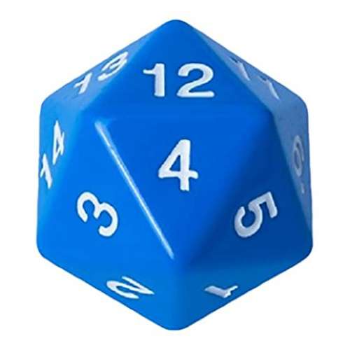 Blackfire D20 Countdown Die 55 mm (Blue)