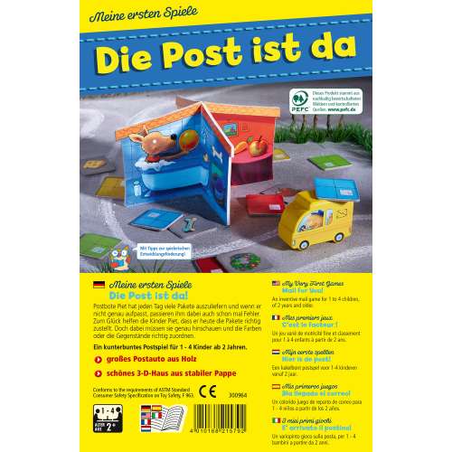 Моите първи игри: Пощата е тук! - настолна игра