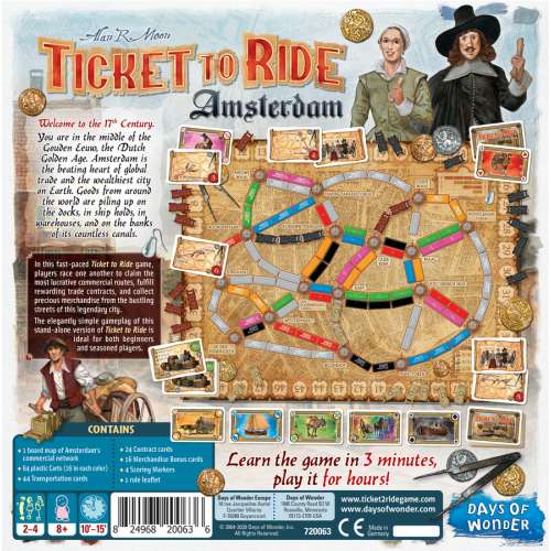 Ticket to Ride: Amsterdam - настолна игра