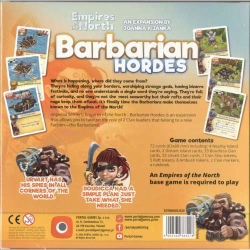 Imperial Settlers: Empires of the North – Barbarian Hordes - разширение за настолна игра