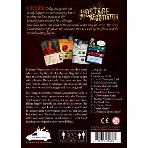 Hostage Negotiator - настолна игра