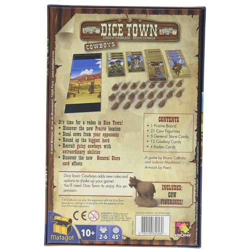 Dice Town: Cowboys - разширение за настолна игра