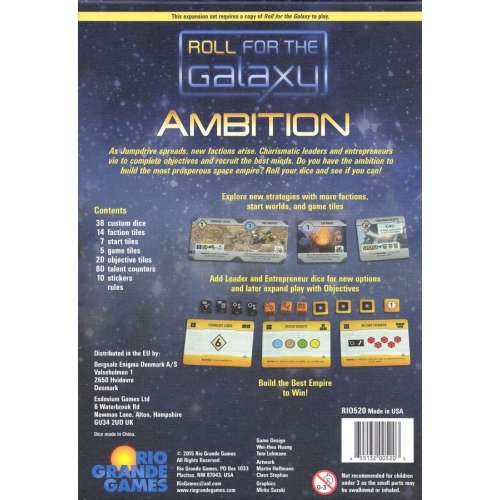 Roll for the Galaxy: Ambition - разширение за настолна игра
