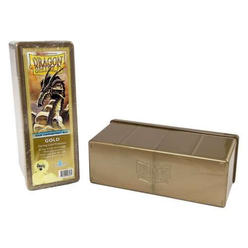 Dragon Shield 4-Compartment Storage Box - Gold