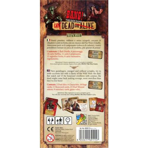 BANG! The Dice Game: Undead or Alive - разширение за настолна игра