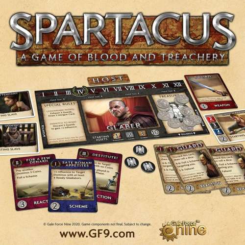 Spartacus: A Game of Blood and Treachery (Second Edition) - настолна игра