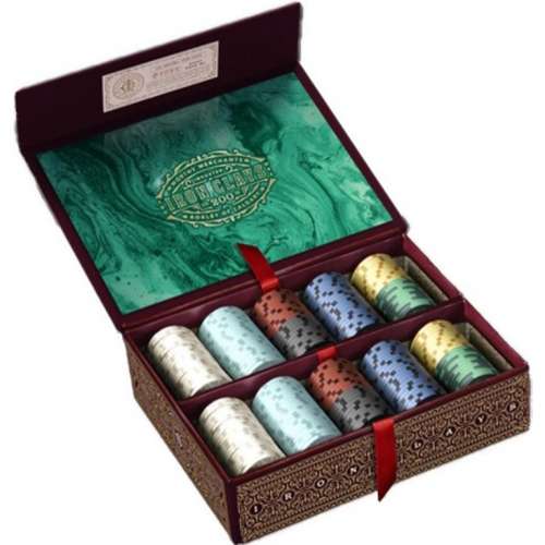 Roxley Iron Clays 200 Printed Box - луксозни покер чипове (за Brass и други игри)