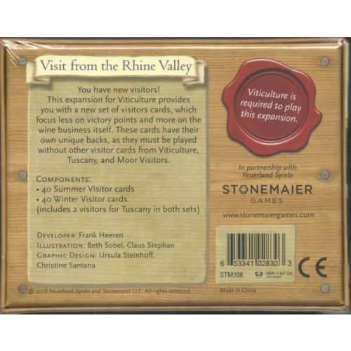 Viticulture: Visit from the Rhine Valley - разширение за настолна игра