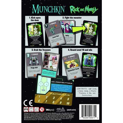 Munchkin Rick and Morty - настолна игра