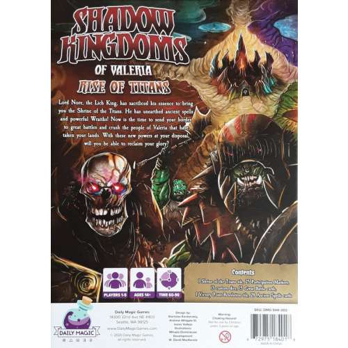 Shadow Kingdoms of Valeria: Rise of Titans - разширение за настолна игра