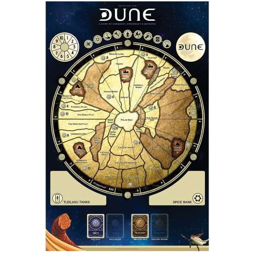 Dune Gamemat + Special Edition Miniatures