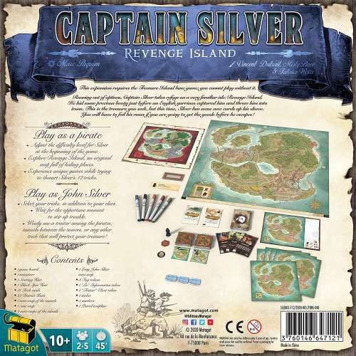 Treasure Island: Captain Silver – Revenge Island - разширение за настолна игра