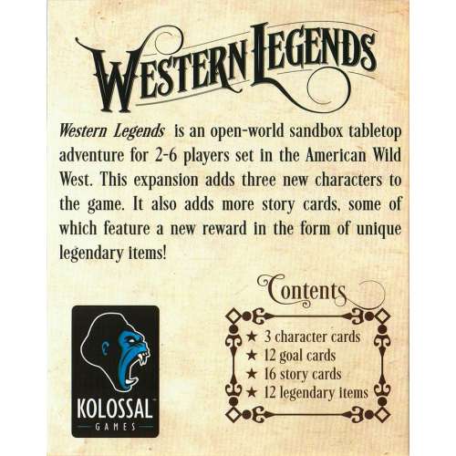 Western Legends: The Good, the Bad, and the Handsome - разширение за настолна игра