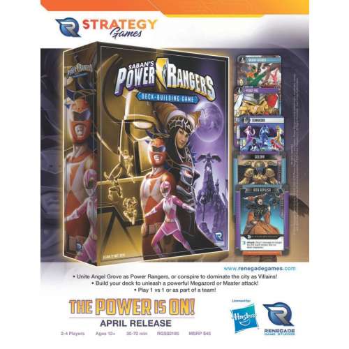 Power Rangers: Deck-Building Game - настолна игра