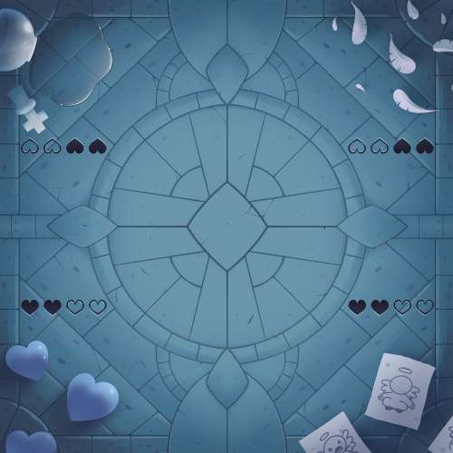 The Binding of Isaac: Four Souls 4-Player Mat