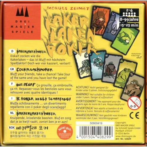Cockroach Poker - настолна игра