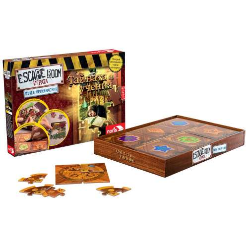Escape Room: Играта – Пъзел приключения: Тайната на учения - настолна игра