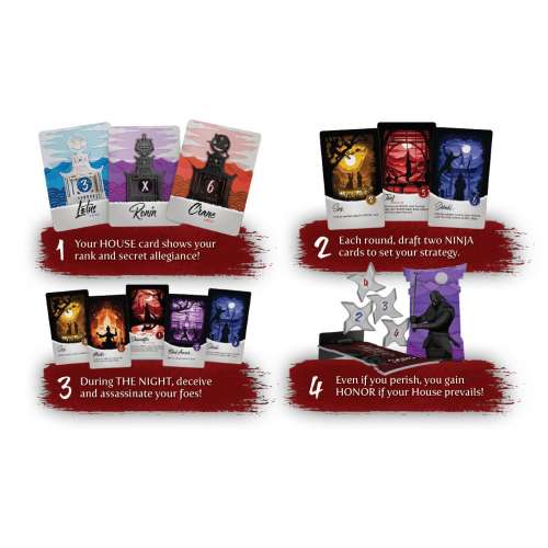 Night of the Ninja - настолна игра