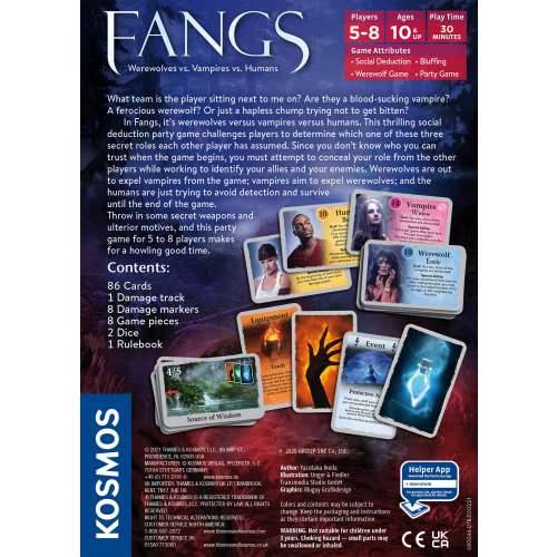 Fangs - настолна игра