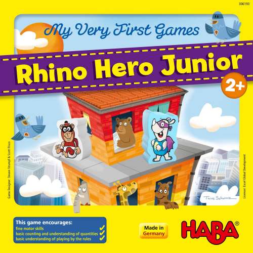 Моите първи игри: Супер Рино за най-малките (Rhino Hero Junior) - настолна игра
