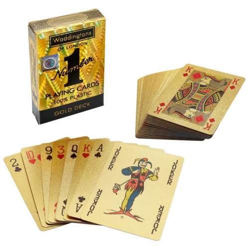 Waddingtons Classic Gold Number 1 Playing Cards - карти за игра