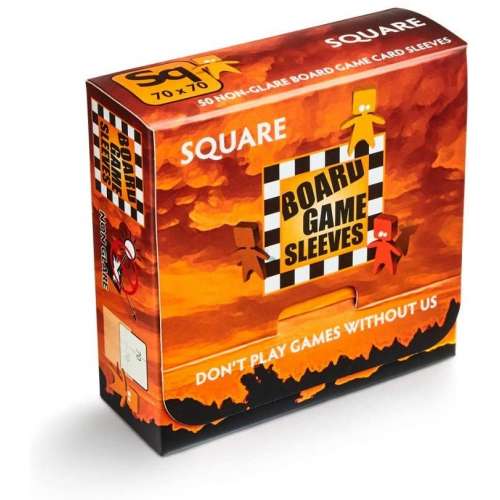 Arcane Tinmen Board Games Sleeves (Clear, Non-Glare) - 69 x 69 mm